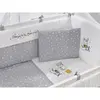 Meltem Kids Kral Beşik 60x120 cm Beyaz- Moon Gri