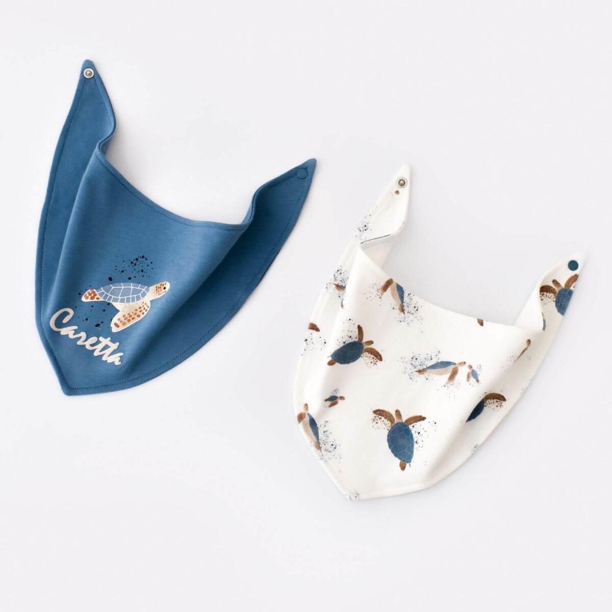 Bibaby Organik Fular Önlük 2li Caretta In Live İndigo