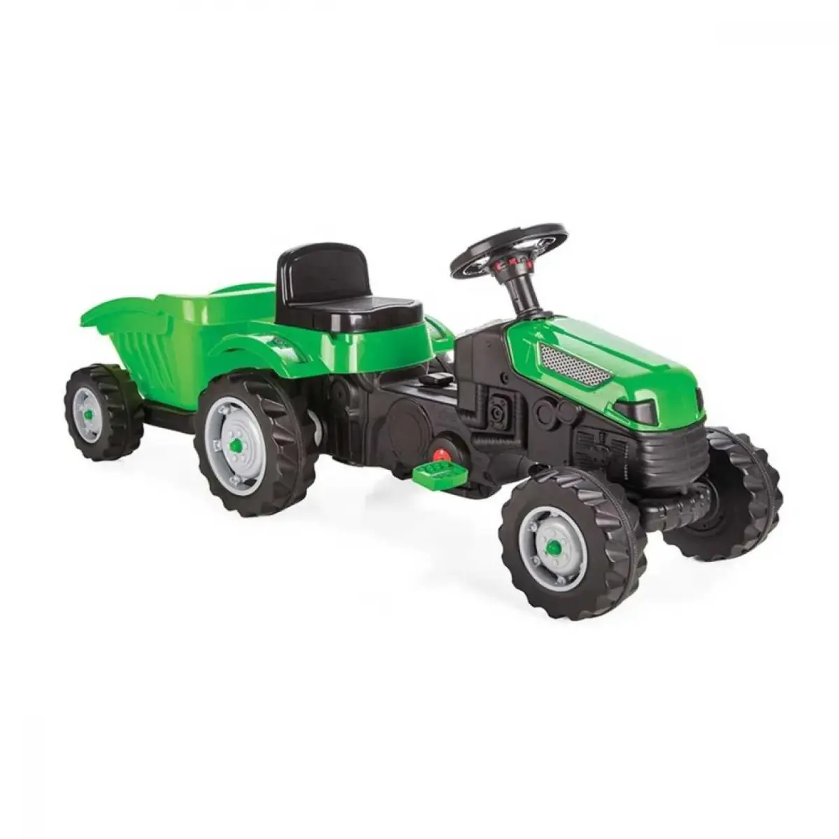 Pilsan Active Römorklu Pedallı Traktör Yeşil Pilsan Active Römorklu Pedallı Traktör Yeşil