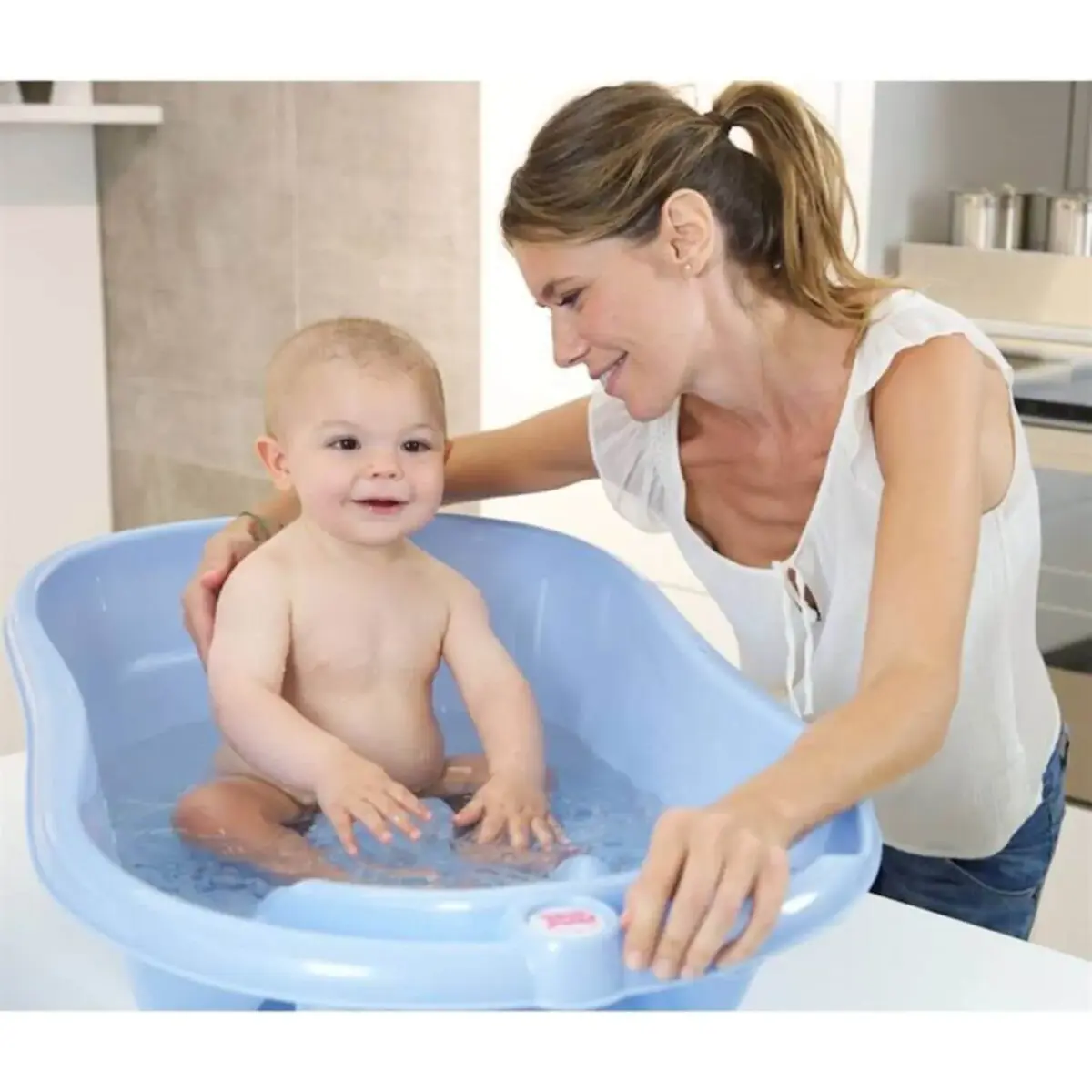 Okbaby Onda Bebek Banyo Küveti Mavi