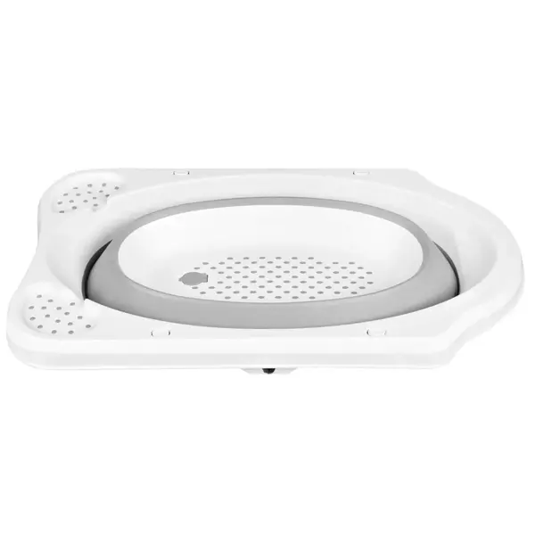 Numio Katlanabilir Bebek Banyo Seti 5li Gri
