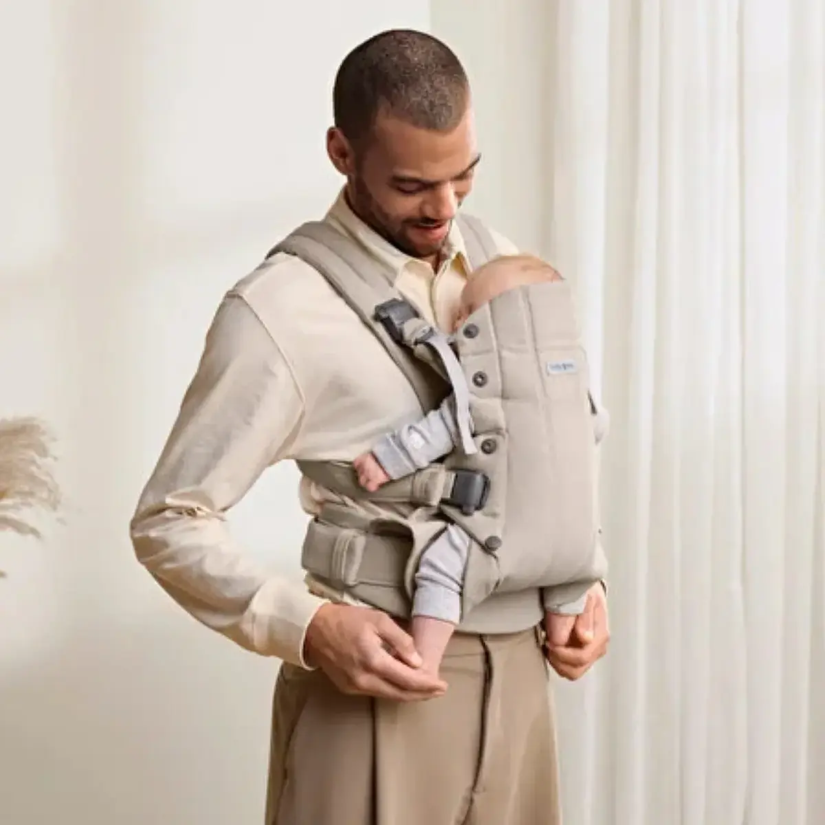 Babybjörn Kanguru Harmony Woven Melange Light Beige