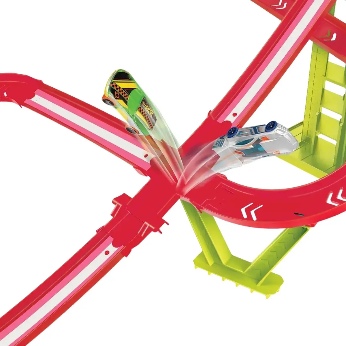Hot Wheels Neon Yarışlar Çoklu Yarış Heyecanı Pist Seti