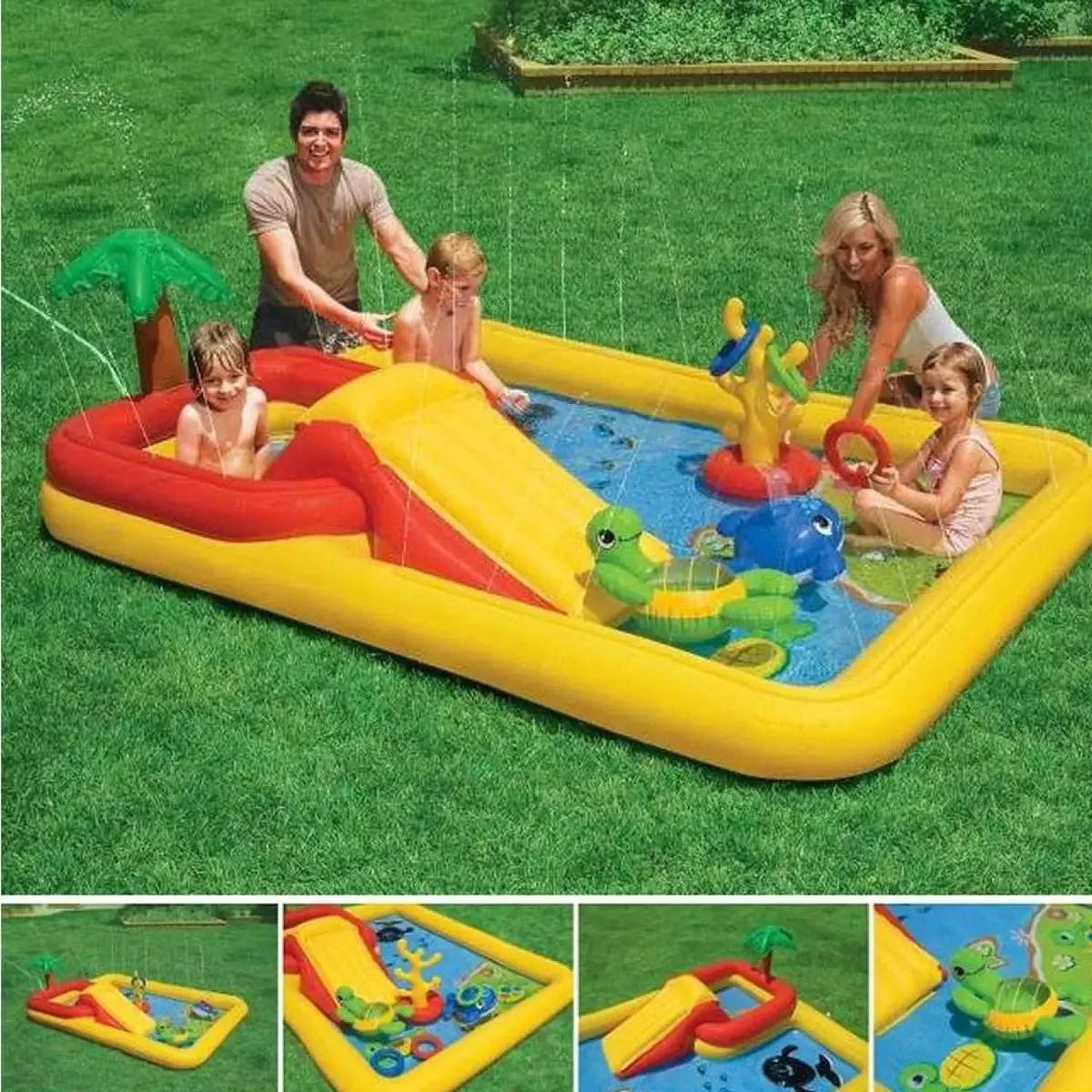 Intex Aquapark Bebek Havuzu 254x196x79 cm