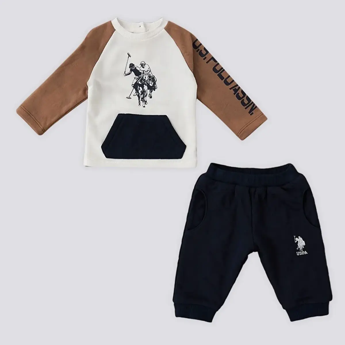 U.S. Polo 2li Takım Krem