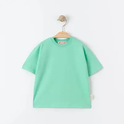 Tiffany T-Shirt Basic Süprem Turkuaz