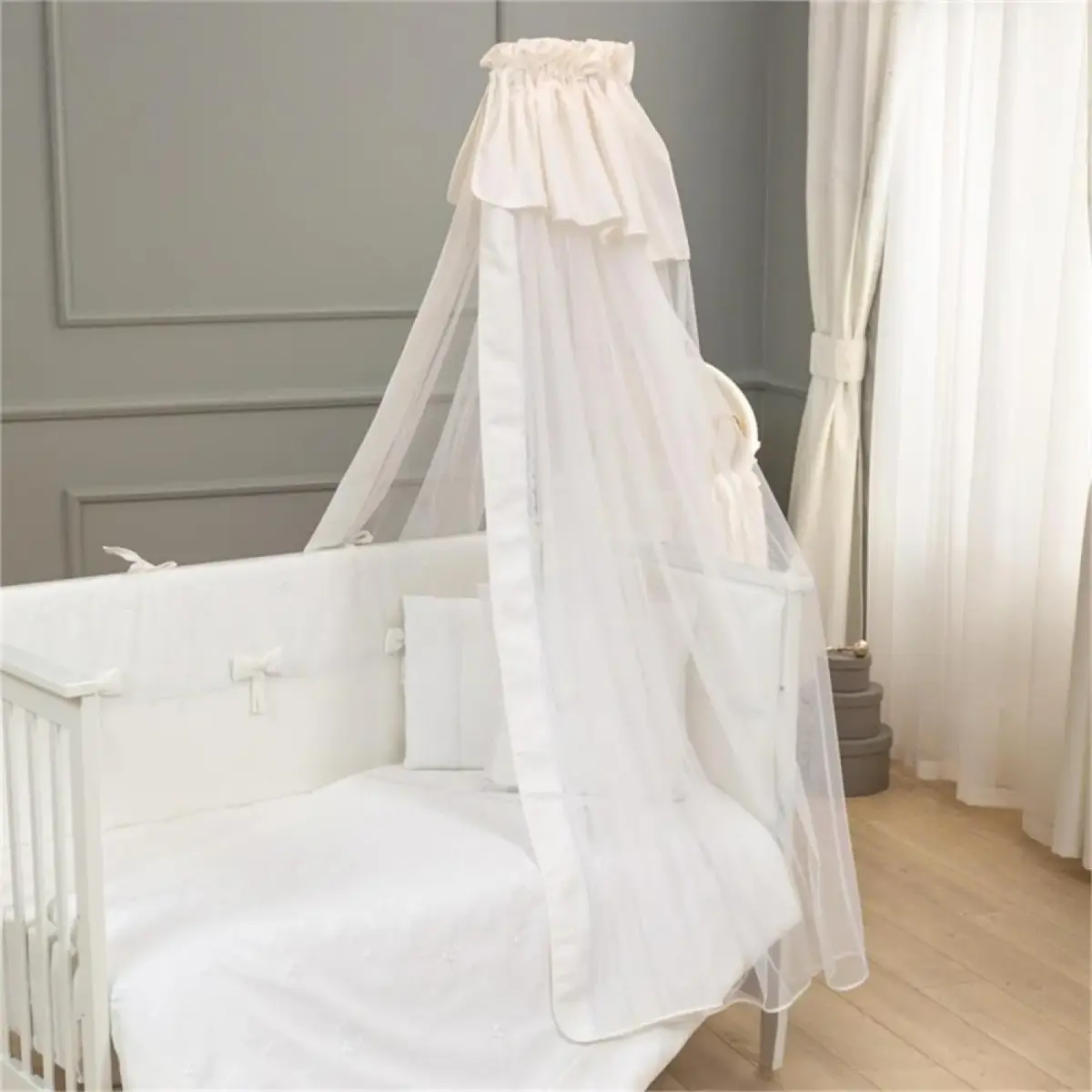 Funna Baby Cibinlik Premium 5 mt Beyaz