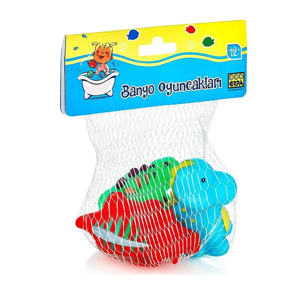 Filede 3'lü Banyo Oyuncağı Dinozor Set