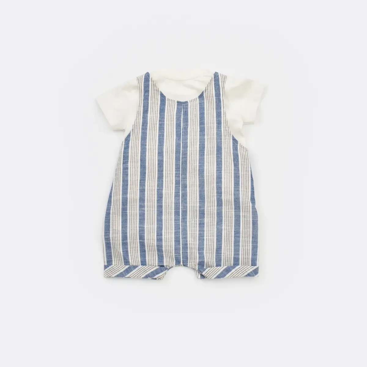 Bibaby Salopet Tulum Stripe Sytle Lacivert - Bej