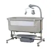 Prego 4091 Carmela Elektrikli Anne Yanı Beşik 57x93 cm Bej