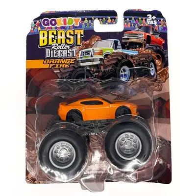 Gokidy Beast Roller Diecast-Orange Fire