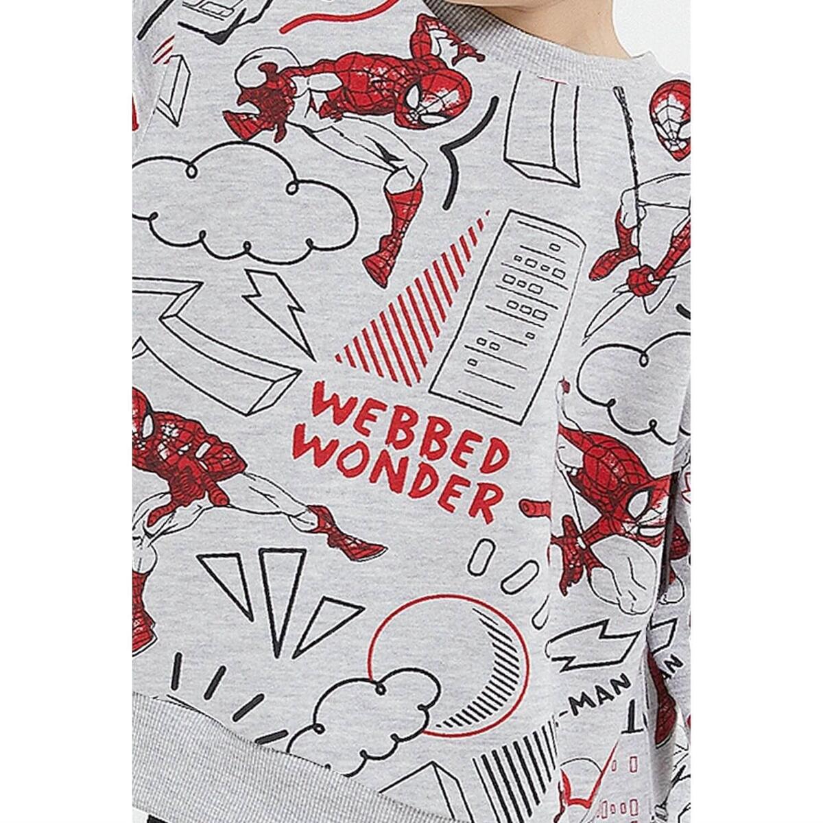 Spider Man Eşofman Takımı Melanj