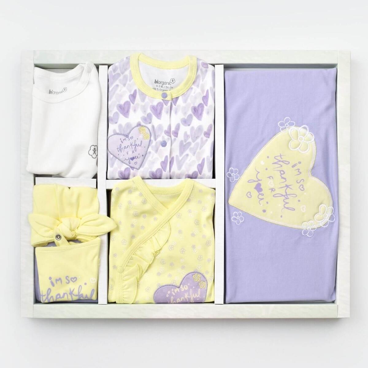 Bibaby Hastane Çıkışı 10lu Organik Love You Yellow Lavender