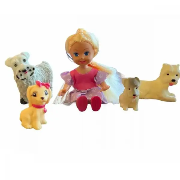 Mini Manken Bebek Köpekli