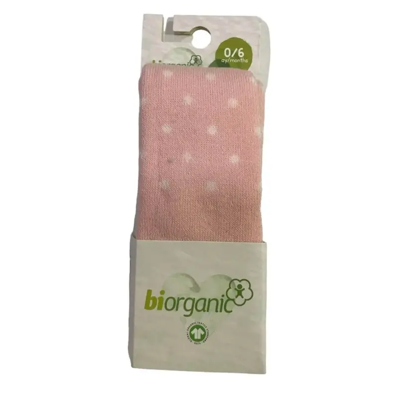 Bibaby Organik Çorap Külotlu Havlu Cute Face Pembe