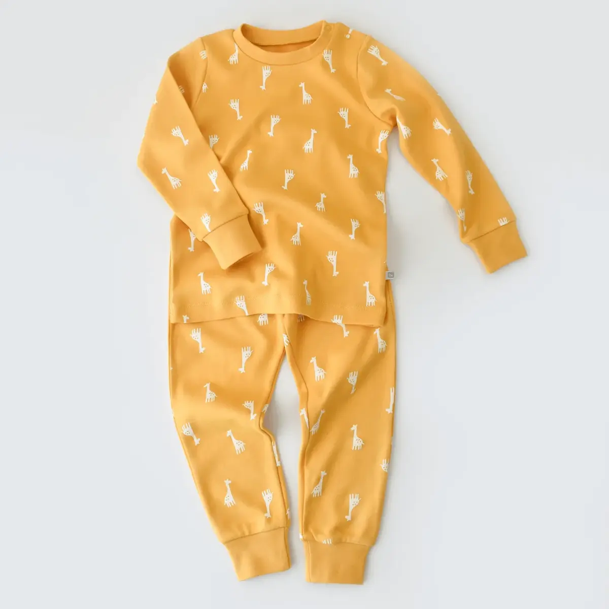 Bibaby Pijama Takımı Happy Graffe Hardal Bibaby Pijama Takımı Happy Graffe Hardal