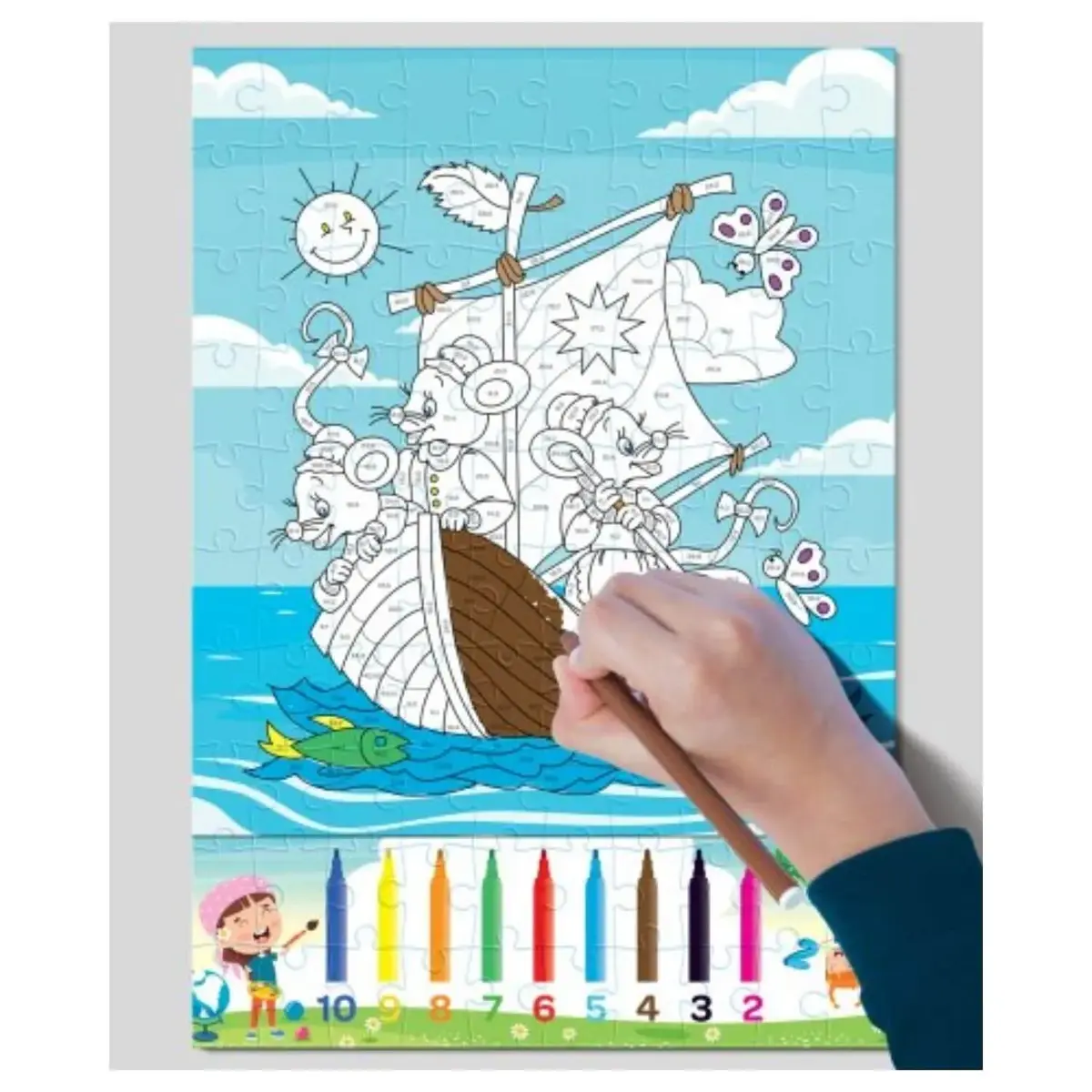Art Kids Çöz Boya Bölme