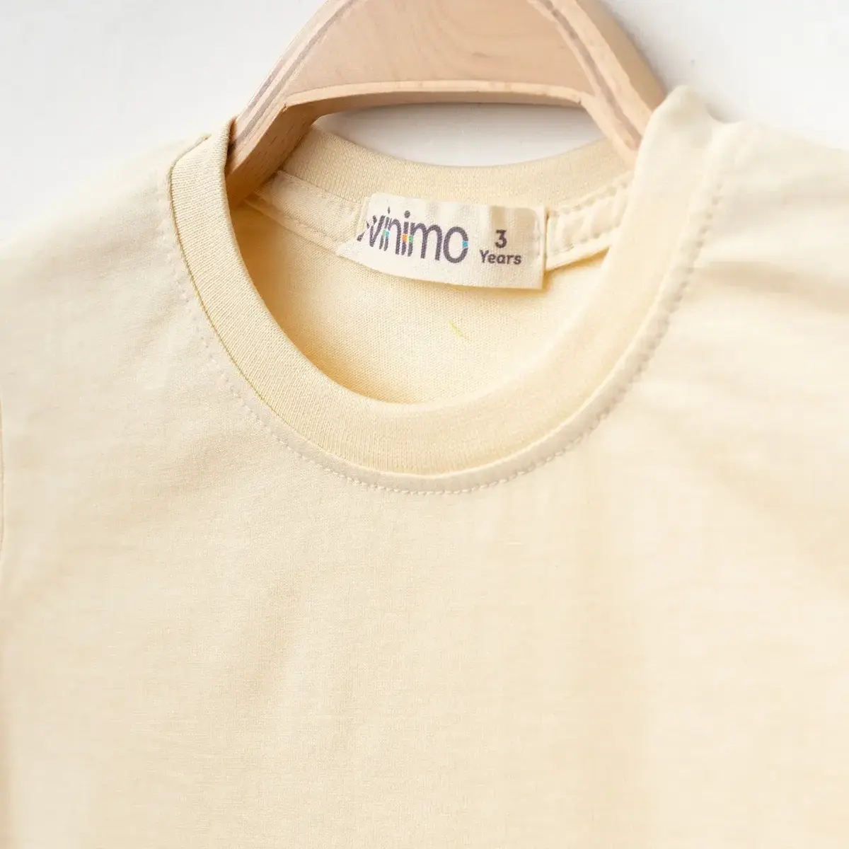 Winimo T-Shirt Keep On Board Baskılı Krem