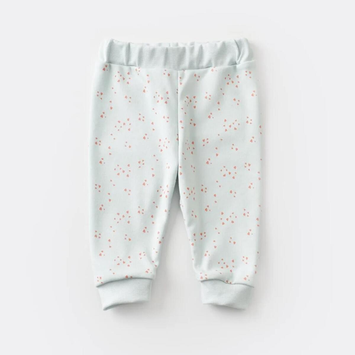 Bibaby Organik 2li Takım Pretty Ears Bunny Mint - Ekru