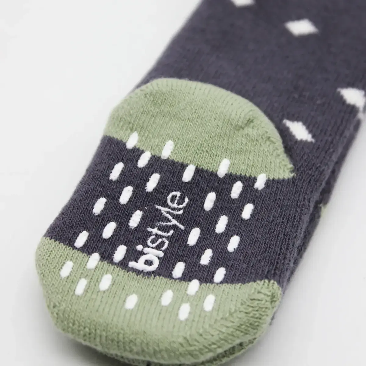 Bistyle Organik Çorap Külotlu Kaymaz Havlu  Puanlı Antrasit