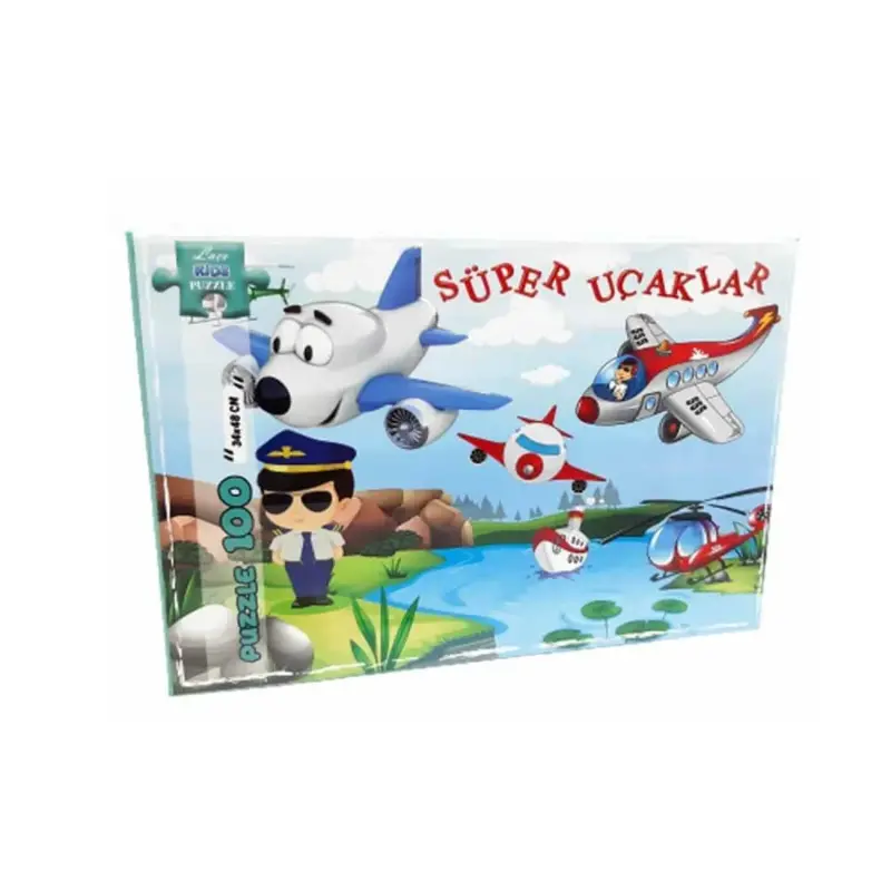 Laço Kids Süper Uçaklar Puzzle 100 Parça