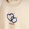 Bebolly 2li Takım Happy Baskılı Bej