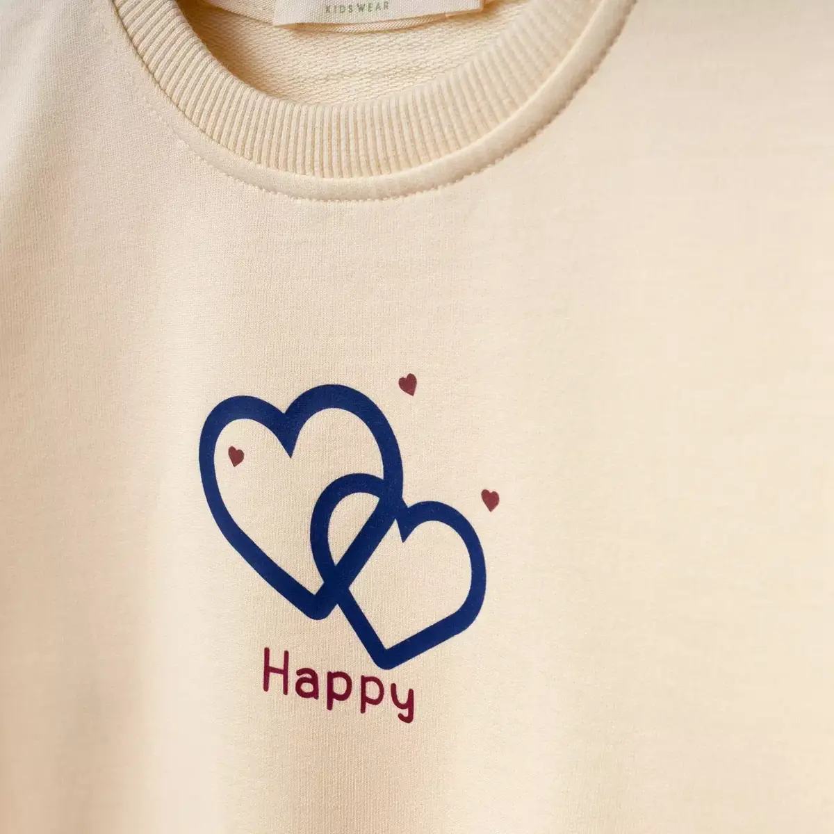Bebolly 2li Takım Happy Baskılı Bej