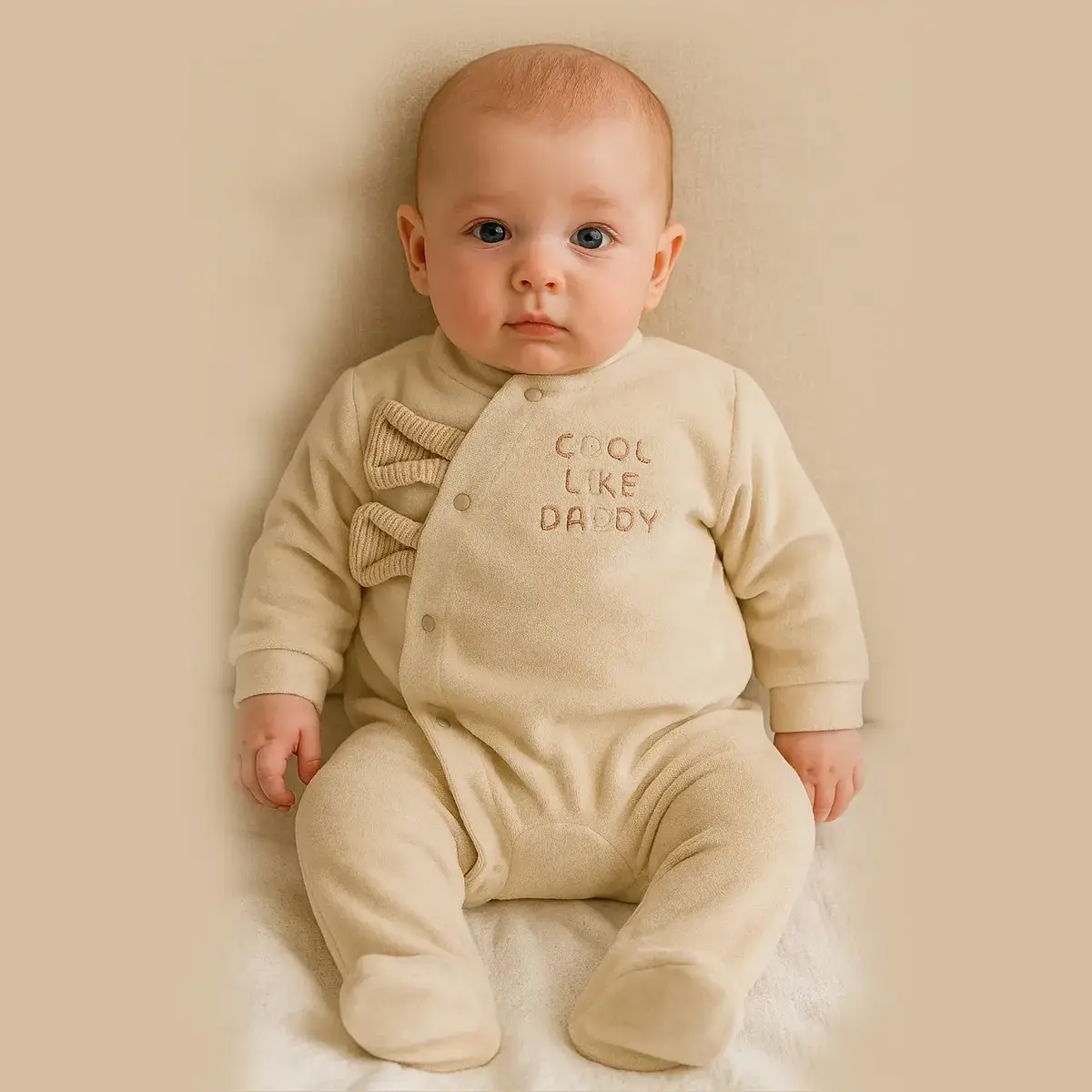 Bistyle Tulum Kadife Cool Daddy Açık Bej