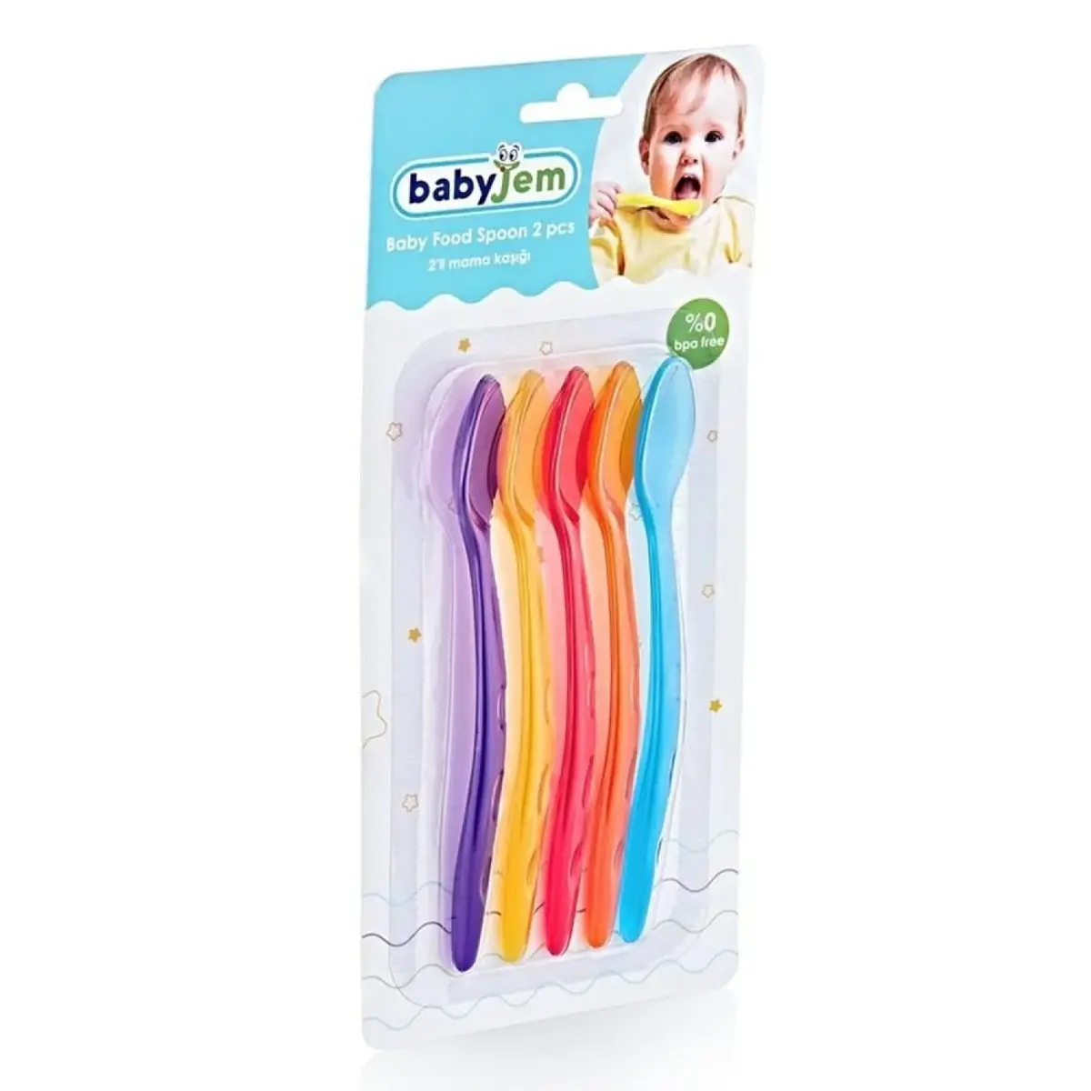 Babyjem Bebek Mama Kaşığı 5li 4+ Ay