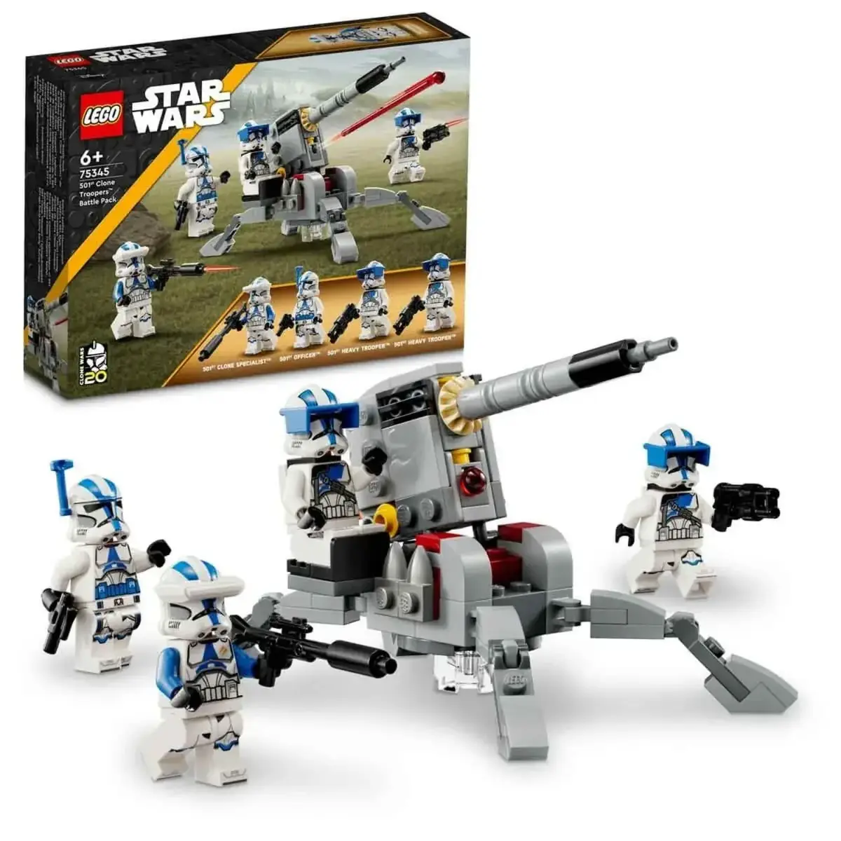 LEGO Star Wars™ 501. Klon Trooperlar Savaş Paketi 75345