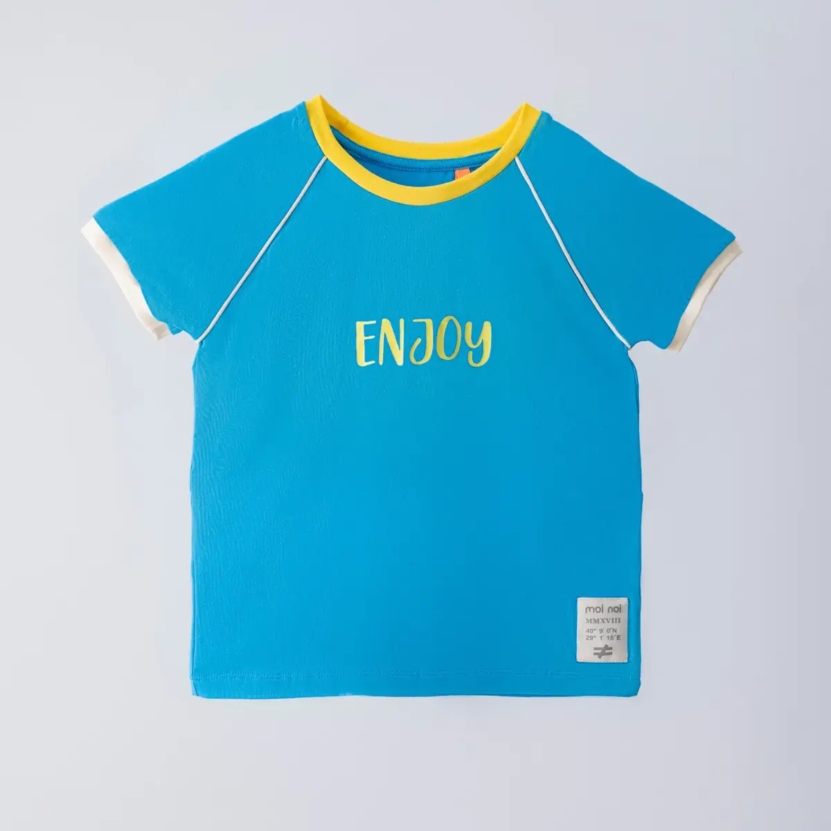 Moi Noi T-Shirt Enjoy Mavi Moi Noi T-Shirt Enjoy Mavi