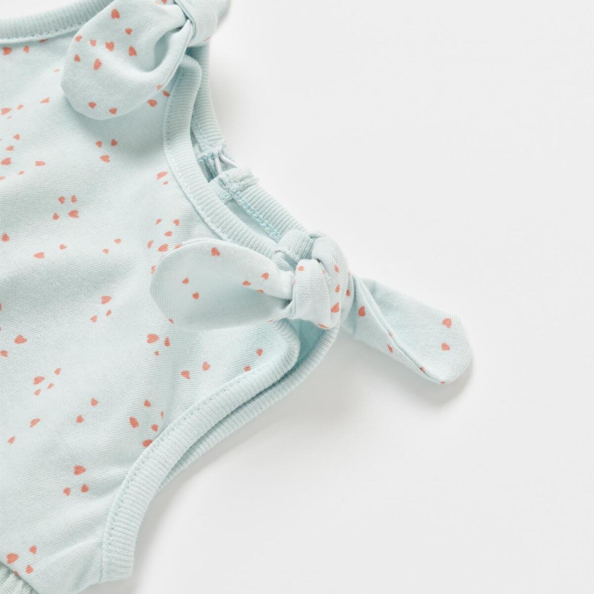 Bibaby Organik Elbise Pretty Ears Bunny Mint