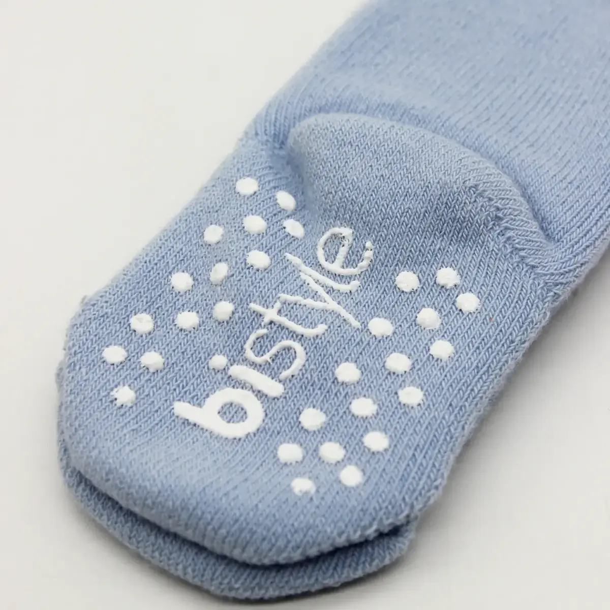 Bistyle Organik Çorap Külotlu Kaymaz Havlu  Mavi