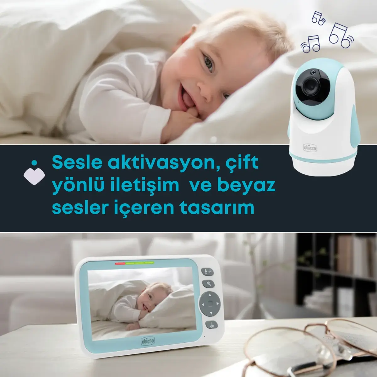 Chicco Baby Monitor Evolution Kamera 5 İnç