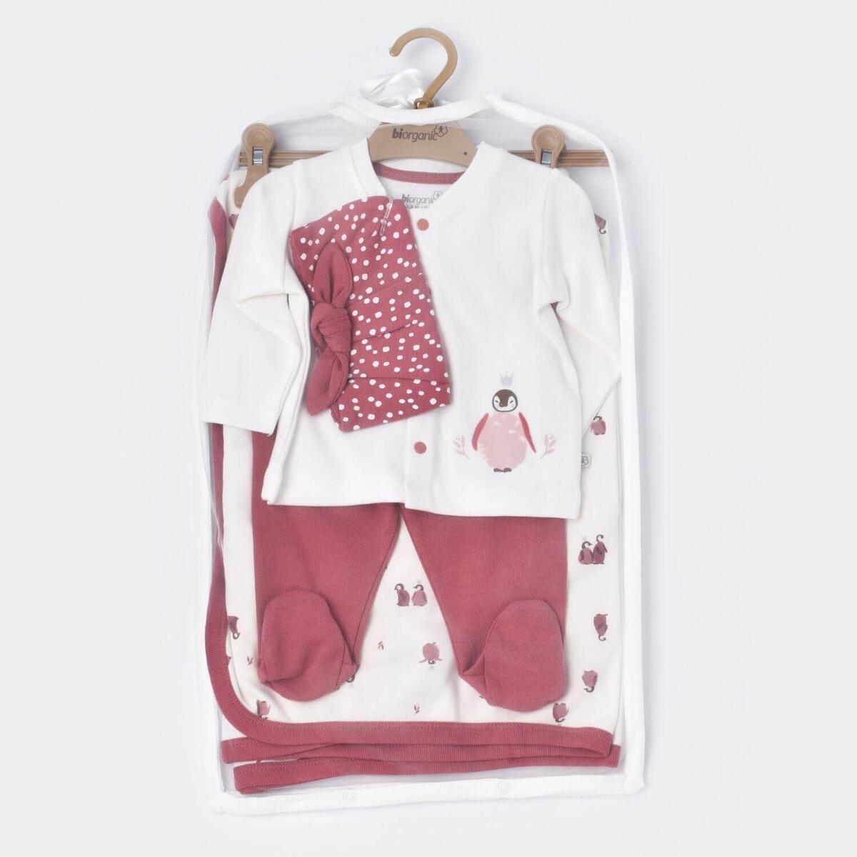 Bibaby Organik Tulum Takımı Tüllü Little Love Rose Dry