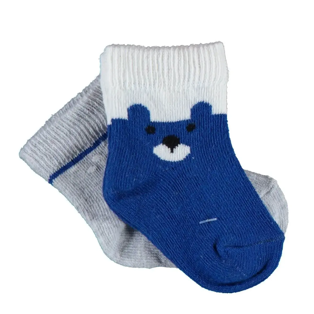 Bibaby Organik Çorap Soket 2li Happy Bear Saks Bibaby Organik Çorap Soket 2li Happy Bear Saks