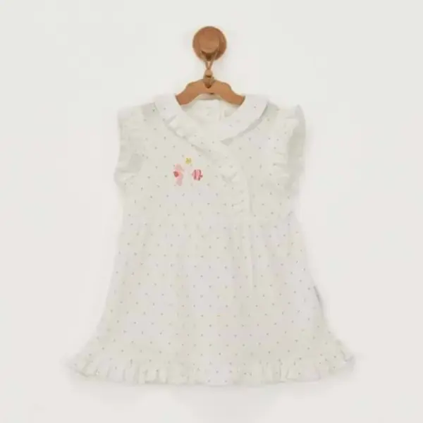 Andy Wawa Elbise Mermaid Ekru