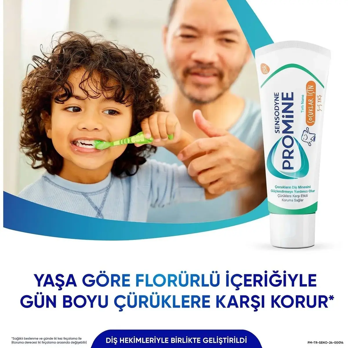 Sensodyne Promine Çocuklar İçin Diş Macunu 3-5 Yaş 50 ml