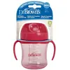 Dr Browns Alıştırma Bardağı Yumuşak Oluklu 180 ml 6+ Ay Pembe