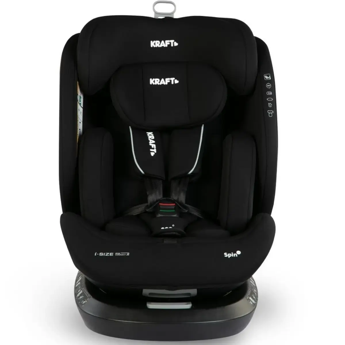 Kraft Spin I-Size Oto Koltuğu 0-36 Kg Black