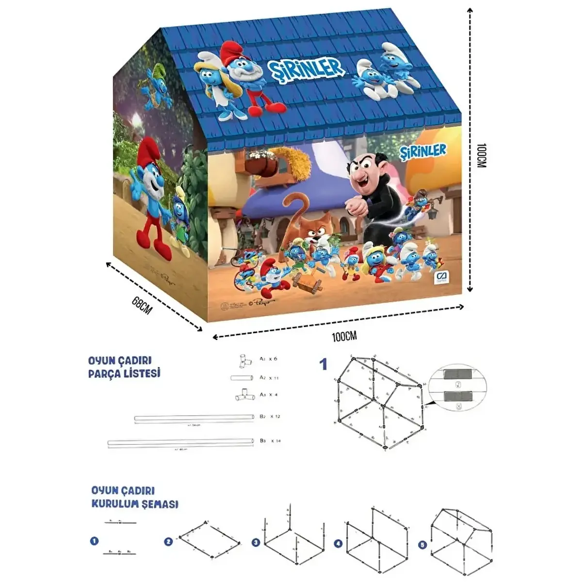 Ca Games Çadır Şirinler