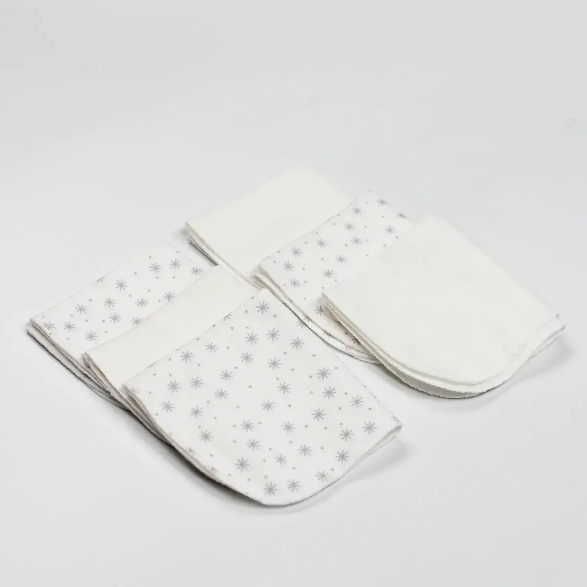 Bistyle Organik Mendil 6lı Stars Kutulu 20x20cm Gri
