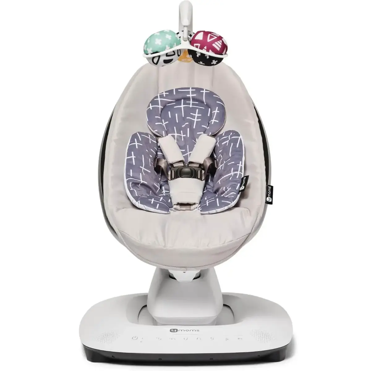 4moms MamaRoo 5.0 Çift Yönlü Yenidoğan Destek Pedi Dark Grey Plus