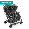 Chicco Ohlala İkiz Bebek Arabası Black Night