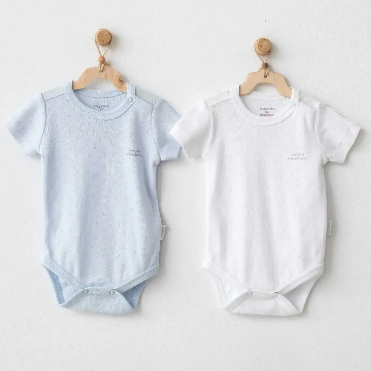 Andy Wawa Body Kısa Kol 2li Basic Mavi Andy Wawa Body Kısa Kol 2li Basic Mavi