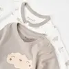Bibaby Organik Tulum Takımı Tüllü Curly Sheep Bej