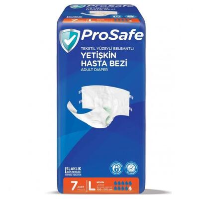 Prosafe Yetişkin Hasta Bezi 7li L Beden