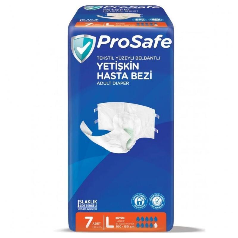 Prosafe Yetişkin Hasta Bezi 7li L Beden