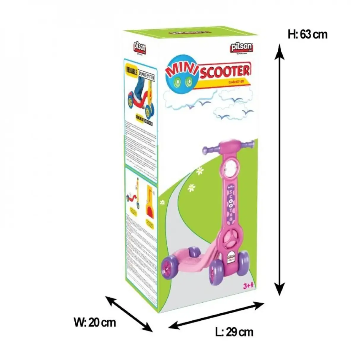 Pilsan Mini Scooter Mavi