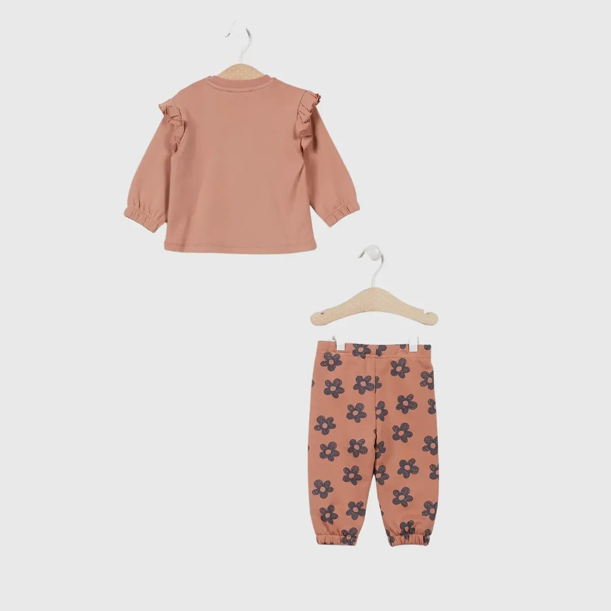 U.S. Polo 3lü Takım Uzun Kol Kapuçino